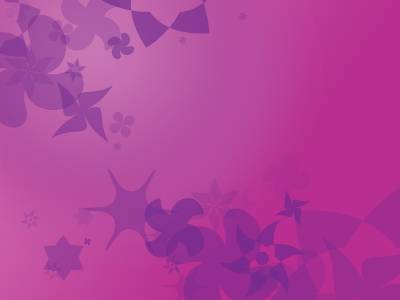  Purple background with stars and flowers