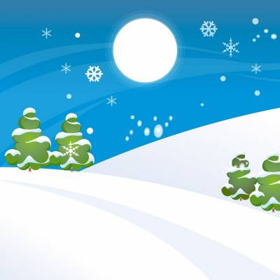  Simple Christmas Snow World Background Thumbnail