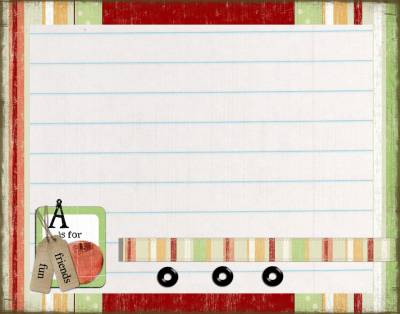 ABC Notepaper Back To School Background Thumbnail