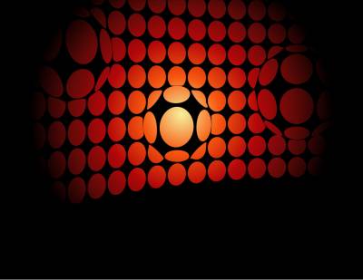 Abstract Black Orange Circles Background Thumbnail
