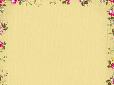 Abstract Border Flower Background