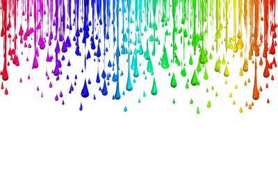 Abstract Multicolor Paint Background Thumbnail
