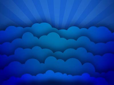 Blue Cloud Patterns Background Thumbnail