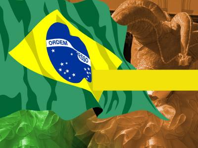 Brazilian Flag Background Thumbnail