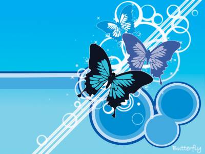 Butterflies Vector Design Background Thumbnail