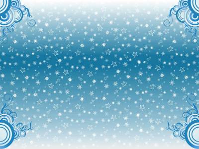 Christmas Winter Blue Frame Background Thumbnail