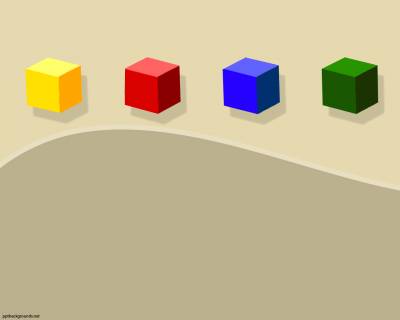 Coloured Cubes Background Thumbnail