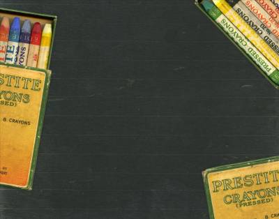 Crayons - Vintage Schoolhouse Background Thumbnail