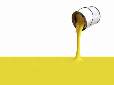 Droping Yellow Paint Background