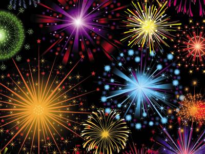 Fireworks Celebration Background Thumbnail