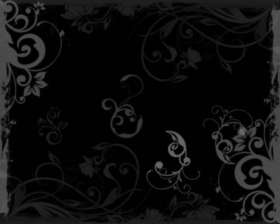 Floral Black Wood Background Thumbnail