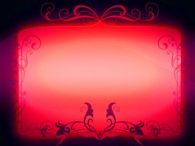 Floral Red Frame Background Thumbnail