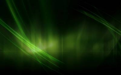 Green Abstract Light Lines Background