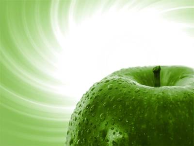 Green Apples Background