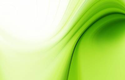 Green Curves Wave Background