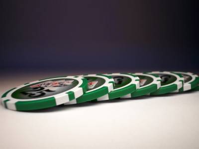 Green Poker Template Background
