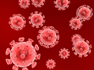 HIV Virus Particles Background Thumbnail