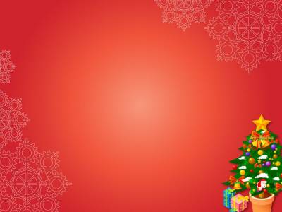 Merry Christmas Xmas Gifts On Red Background Thumbnail