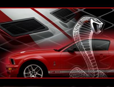Mustang Car Template Background Thumbnail