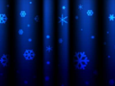 New Year And Snow Flakes On The Stage Background Thumbnail