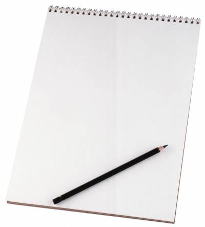 Notebook With A Pencil Background Thumbnail