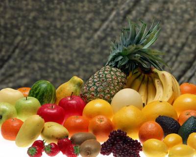 Organic Fruit Feast Background Thumbnail