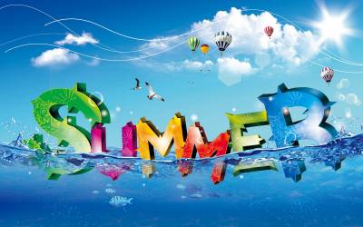 Rendered Summer Background Thumbnail