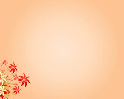 Simple Flower Template Background