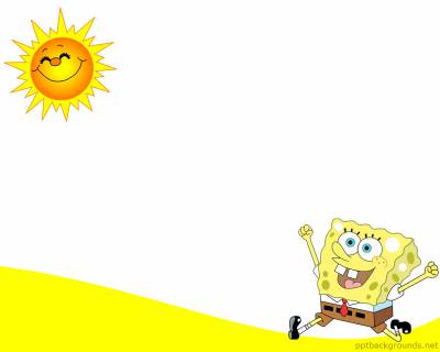 Spongebob Is Running In The Sun Background Thumbnail