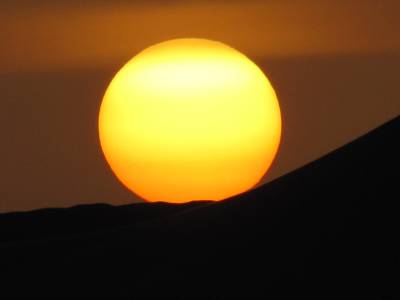 Sunset Sahara Desert Background Thumbnail