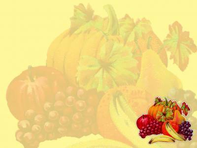 Thanksgiving Fruit Background Thumbnail