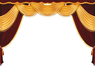 Theatre Stage Curtain Background Thumbnail