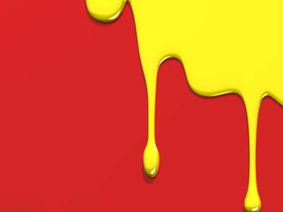 Yellow And Red Paint Background Thumbnail