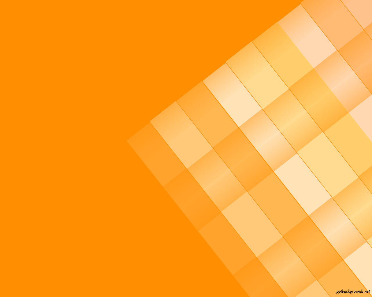 Abstract Orange Tiles Backgrounds For PowerPoint - Colors 