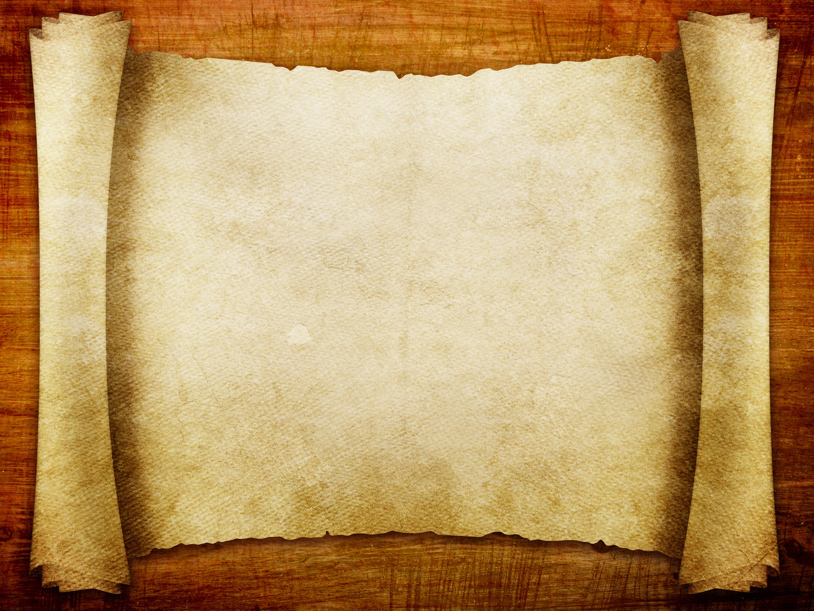 Advanced Blank Scroll Paper free powerpoint background