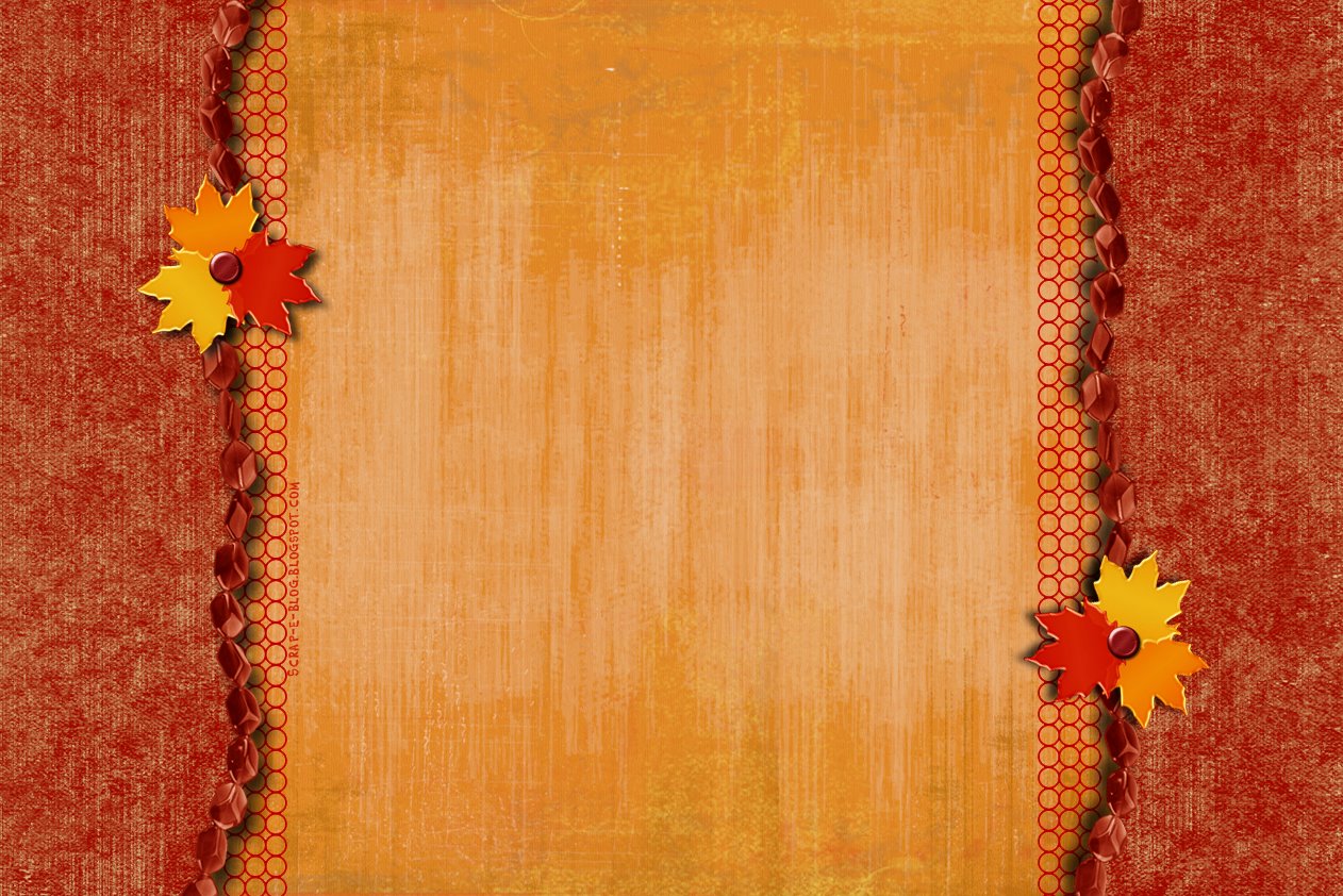 Beautiful Scroll For Fall Background For PowerPoint - Border and With Regard To Free Fall Powerpoint Templates