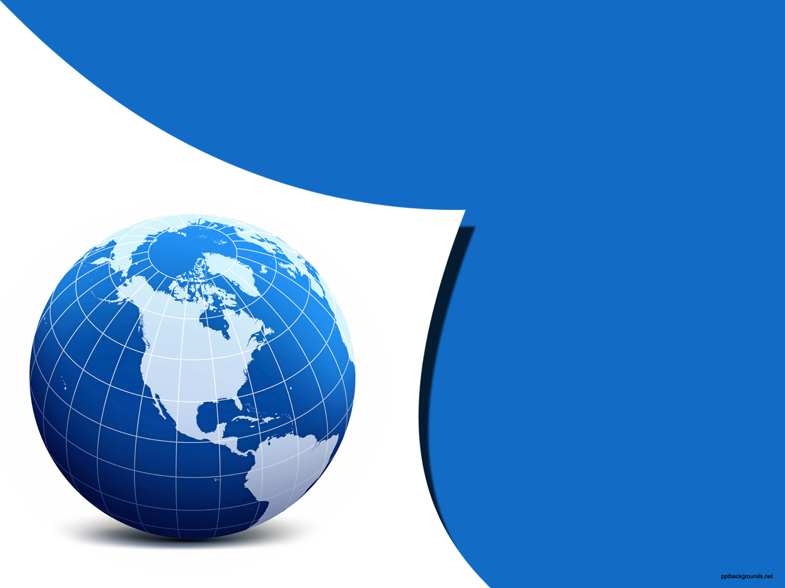 Blue Globe Design Background