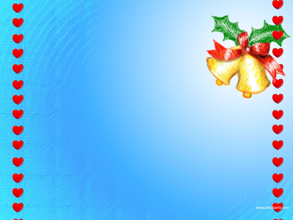 Christmas Bell free powerpoint background