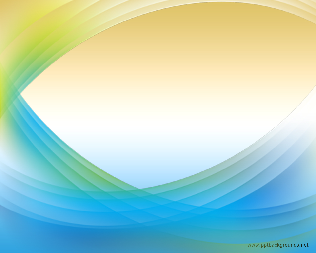 Colored Ovals Background For PowerPoint Colors PPT Templates