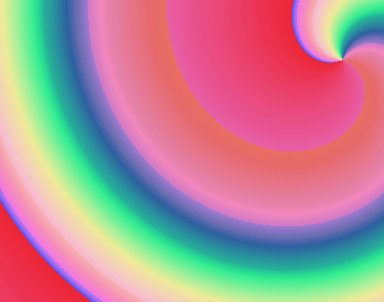 Curvy Rainbow free powerpoint background