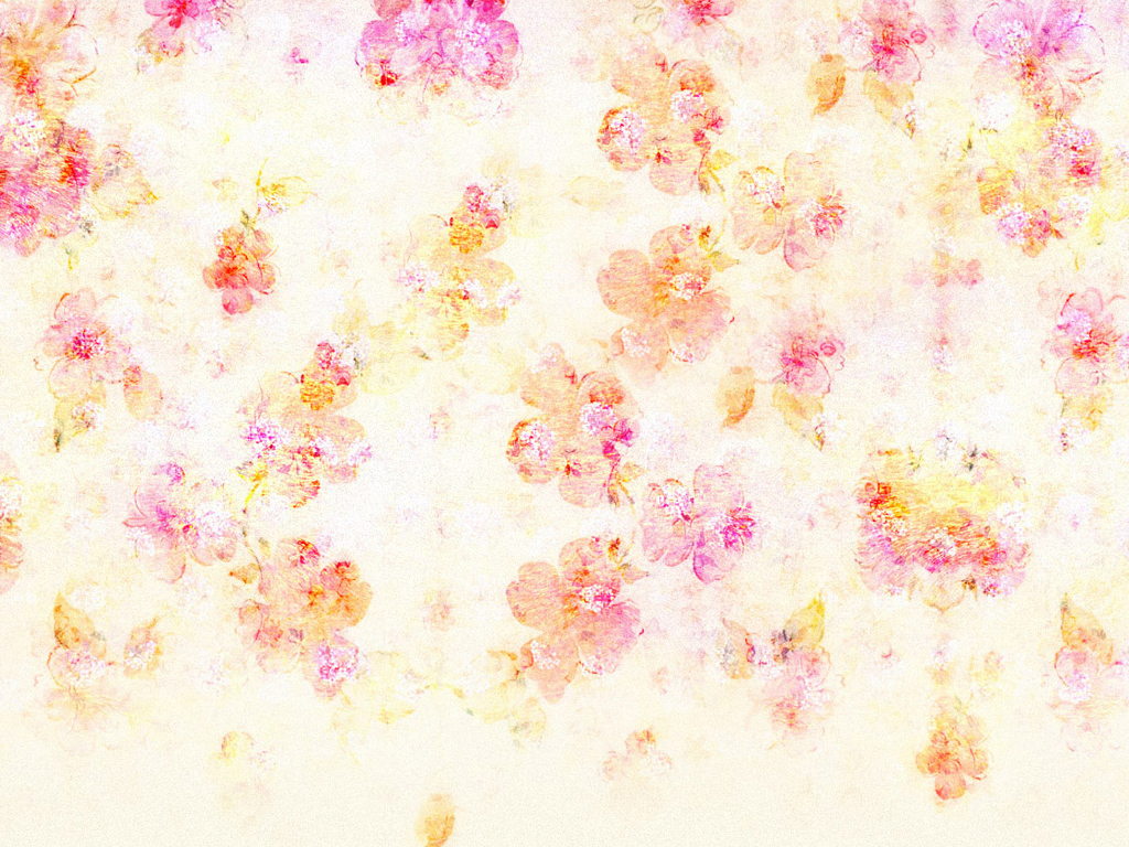 Delicate Flowers On White Background Background For Powerpoint