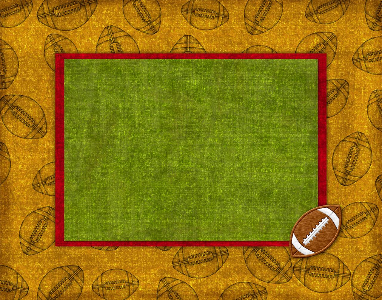 Football Cover Page - Grungy Athlete free powerpoint background