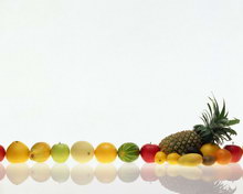 Fruit and vegetables free powerpoint background