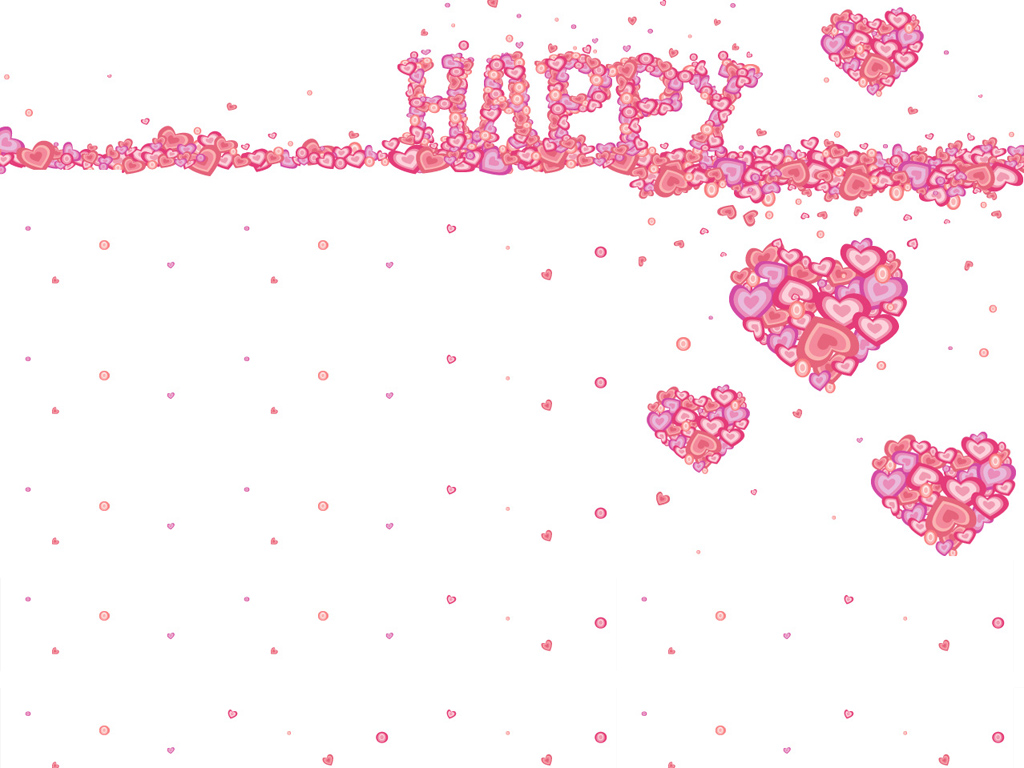 Happy Heart free powerpoint background