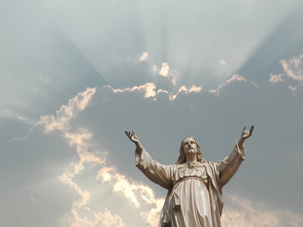 Free Jesus Christ On Top Of A Church Backgrounds For PowerPoint