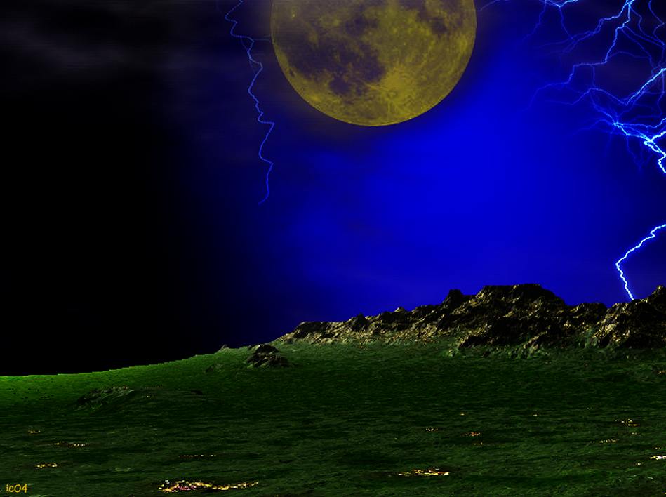 Moon Sky free powerpoint background