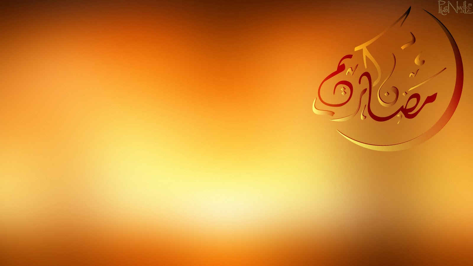 Orange Ramadan Design free powerpoint background