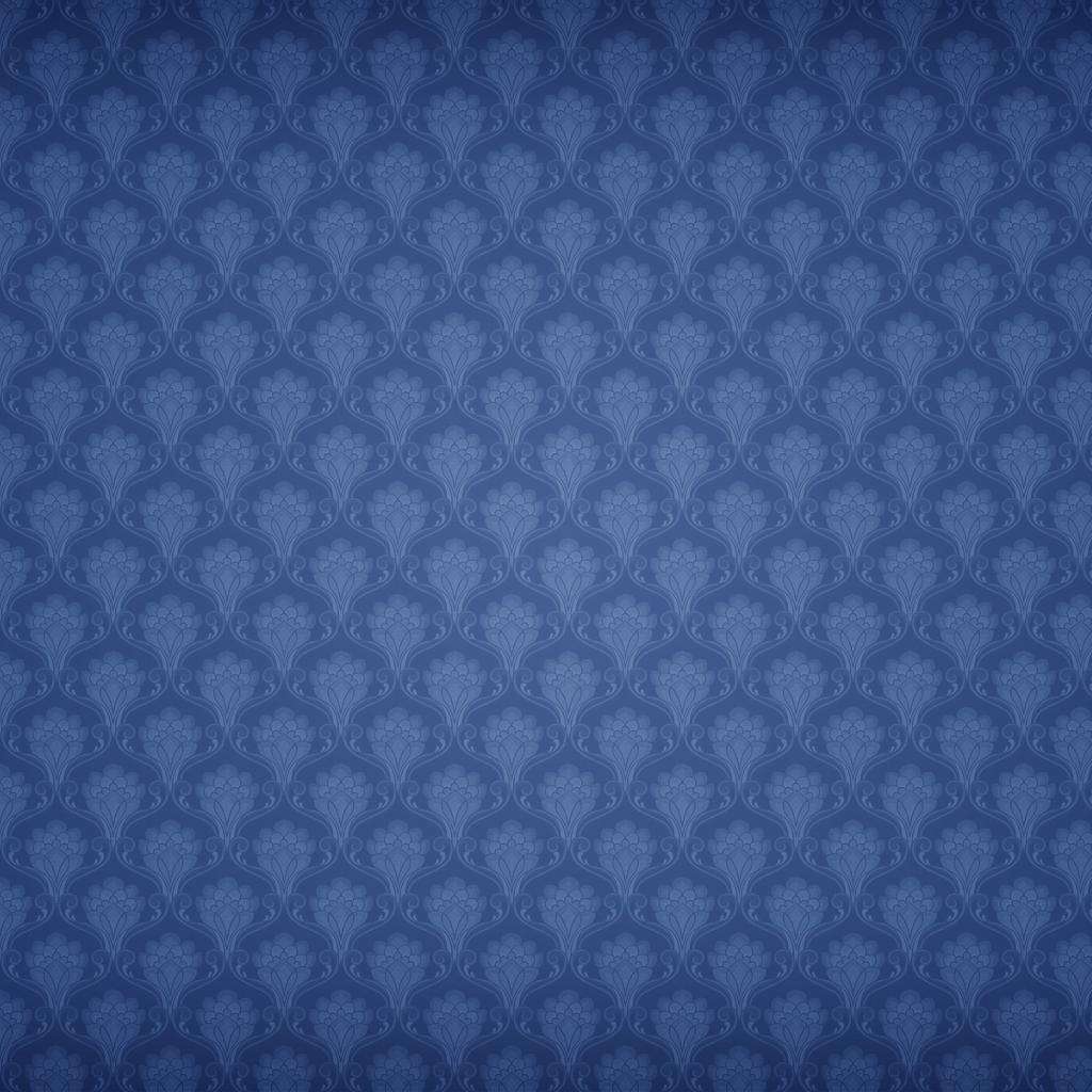 Pattern Blue Floral free powerpoint background