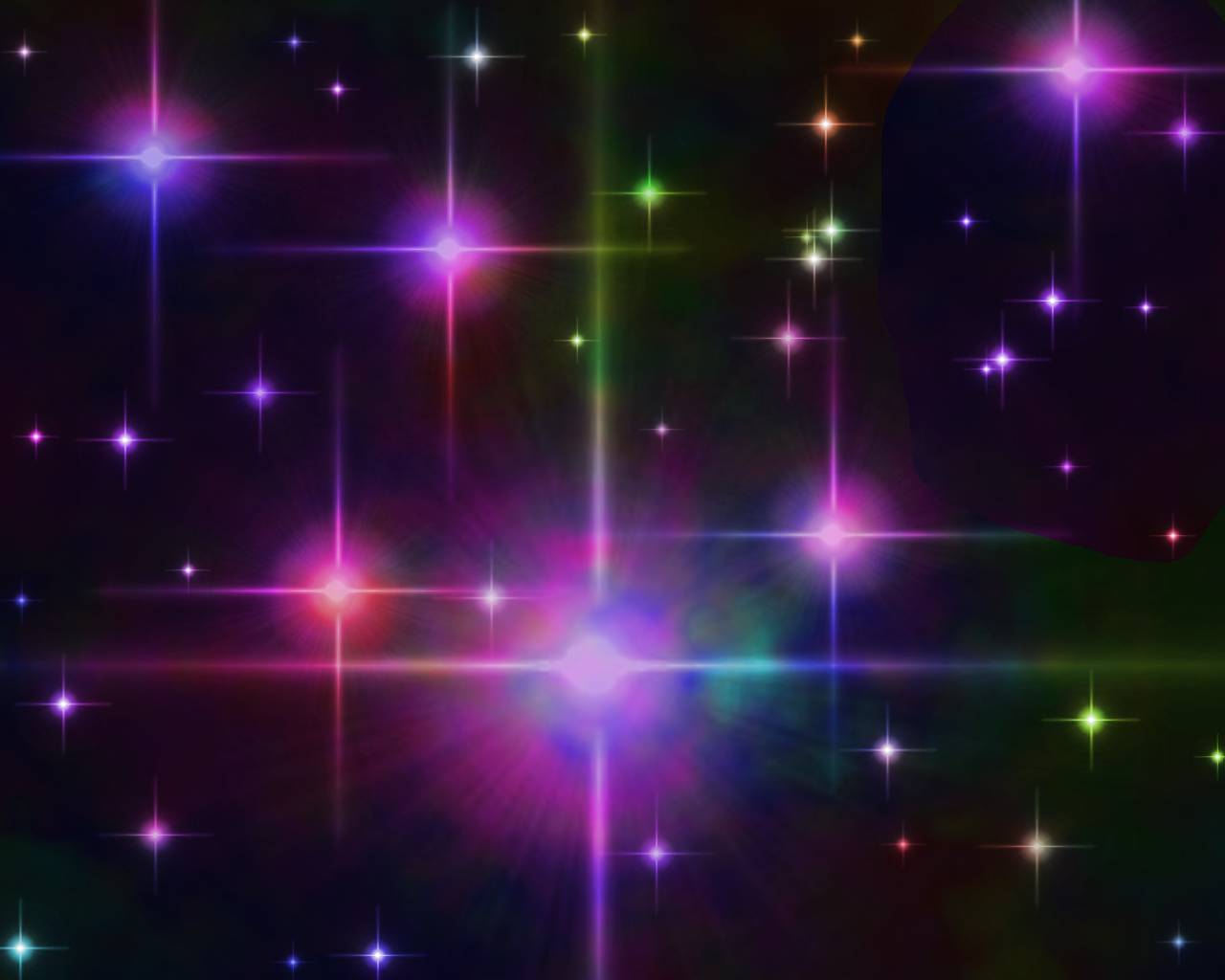 Pink and purple starscape free powerpoint background