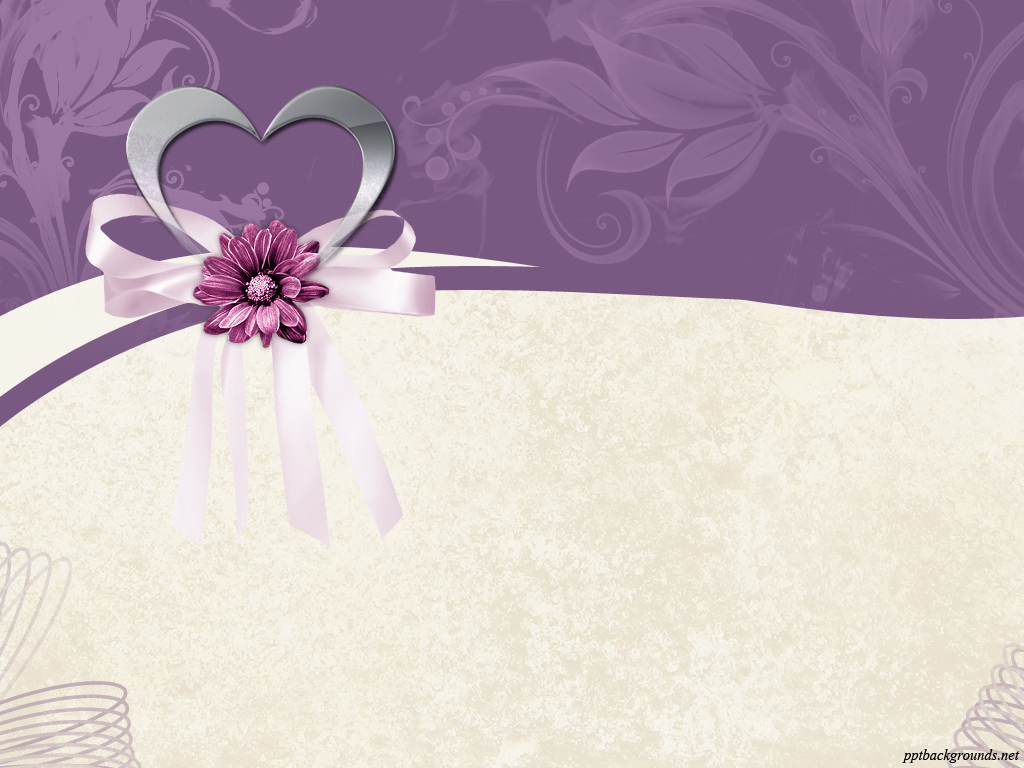 Purple Floral and Cream Background